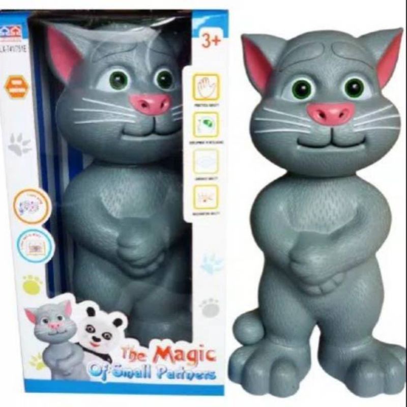 The Magic of Small Partners Talking Tom Cat Kucing Bisa Bersuara Mainan Edukasi Edukatif Anak Boneka
