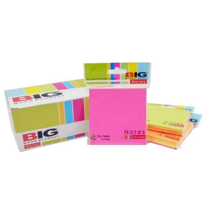 

Sticky Notes 76X76 Tumpuk BIG / Nota Tempel