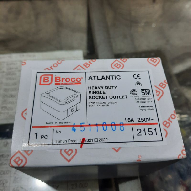 Stop kontak broco waterproof outbo tempel broco atlantic