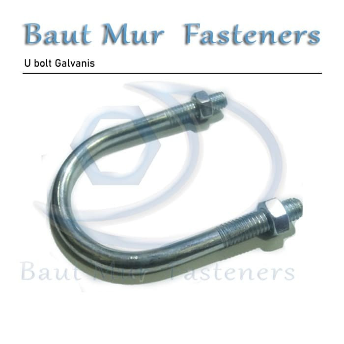 Jual U Bolt Galvanis 1/2 x 6 inchi" Shopee Indonesia