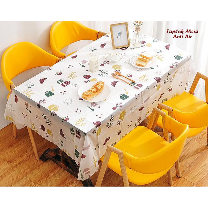 Promo Taplak Meja Anti Air Alat Dapur 130 X 180 (Tampilan Meja Jadi Cantik) Ready