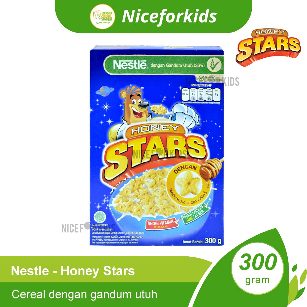 Nestle Sereal Kemasan Box Honey Stars 300gr / Koko Krunch 300gr / Milo 300gr