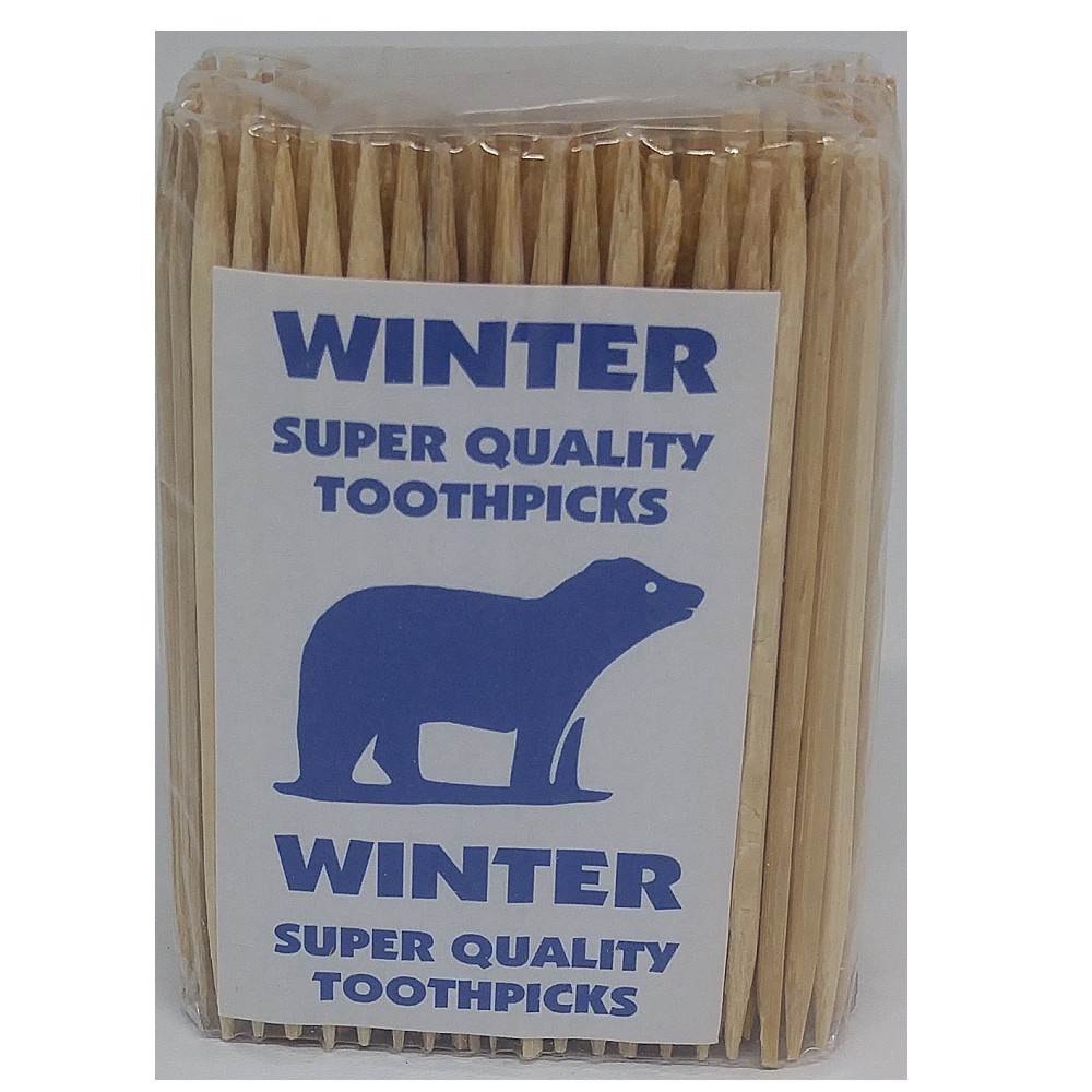Toothpick Winter Tusuk gigi / tusuk kue / tusuk buah / tusuk kue  Refill isi 200 pcs  - 1 pack