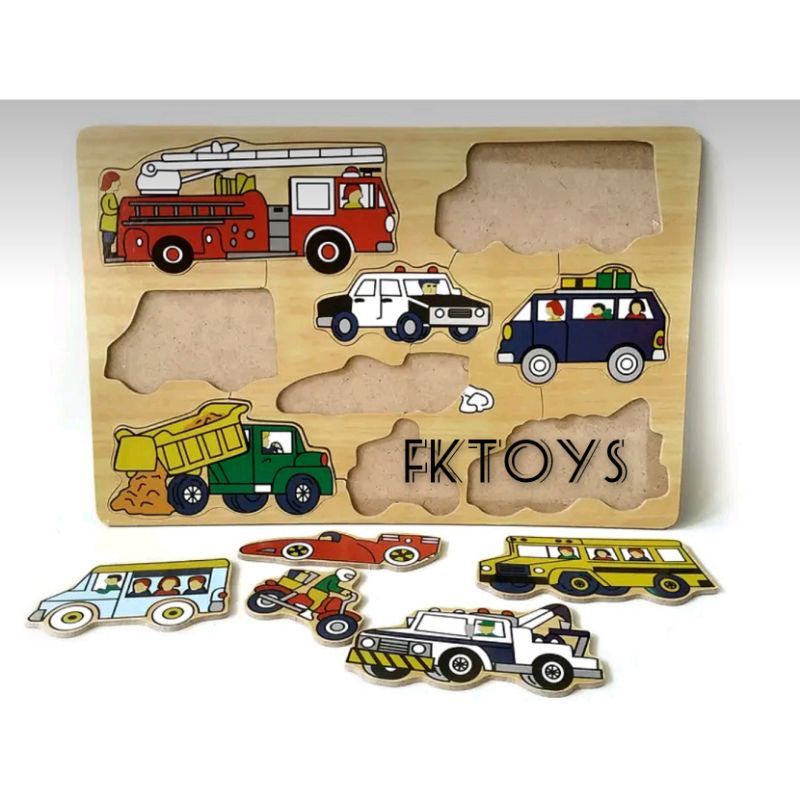 Jual Puzzle Kayu Kendaraan/transportasi | Shopee Indonesia