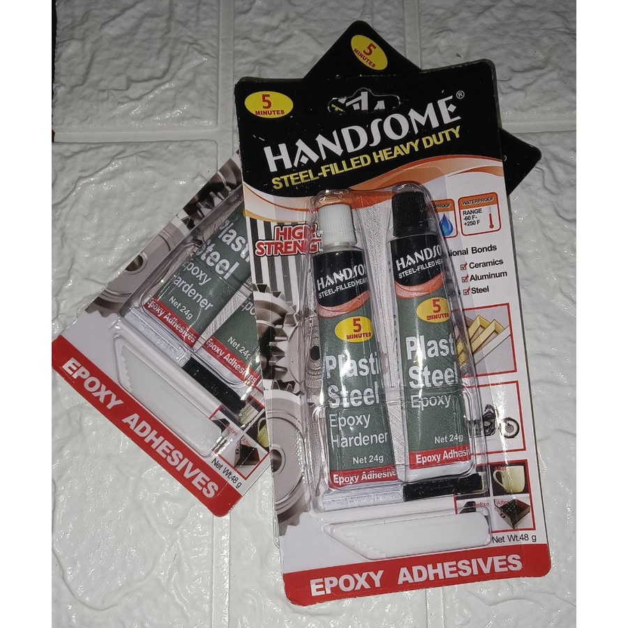 

Lem Handsome Epoxy/ Lem 5 Menit/ Epoxy Adhesive