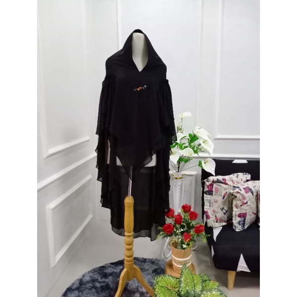 Preloved Sisesa khimar Taliba Black
