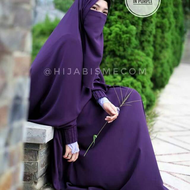 Aiko set ungu  by hijabisme