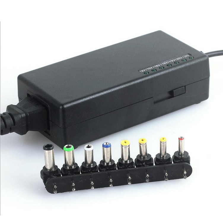 Power Adaptor Charger Universal DC 12V/15V/16V/18V/19V/20V/24V 4-5A 96W untuk Laptop ASUS ACER DELL Lenovo Sony Toshiba