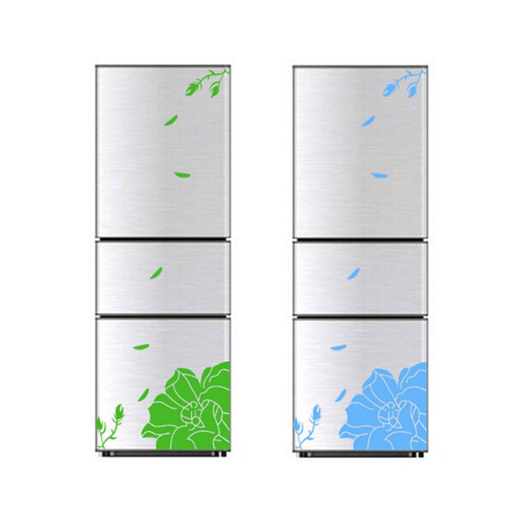 Populer Stiker Kulkas Art Home Mural Hiasan Dinding Magnolia Flower