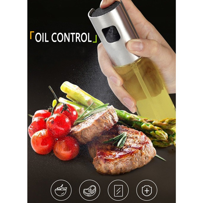 Botol Semprot Minyak Spray Olive Oil BBQ Chinese Food Isi 100ml