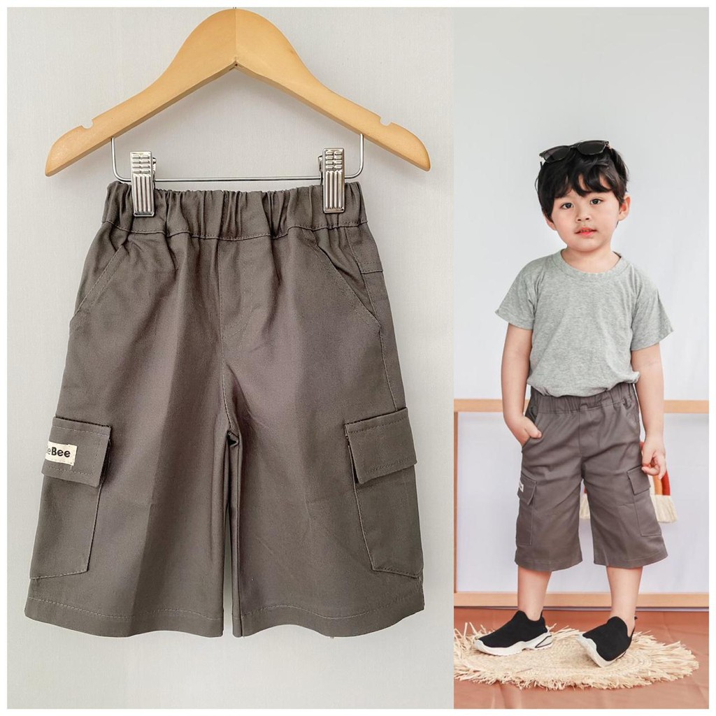 Celana Anak Cargo Pendek Littlebee Catton Stretch Celana Pendek Murah Super Premium