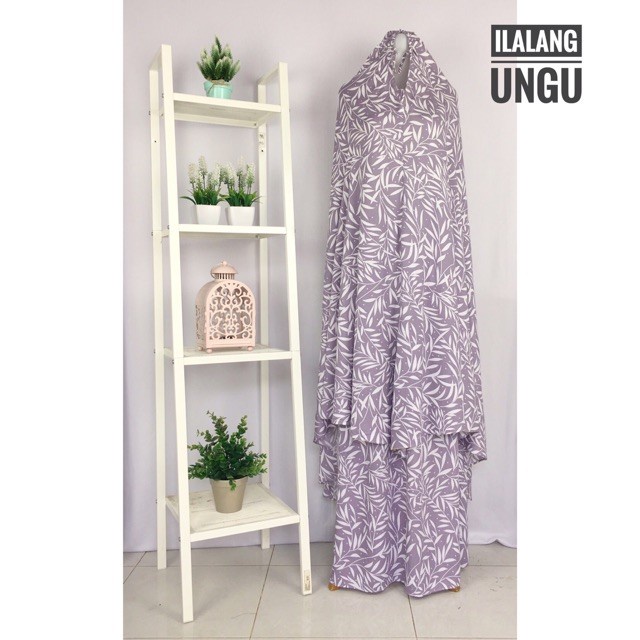 MUKENA- MUKENA DEWASA MUKENA MURAH MUKENA RAYON BALI MOTIF DAUN -MUKENA.