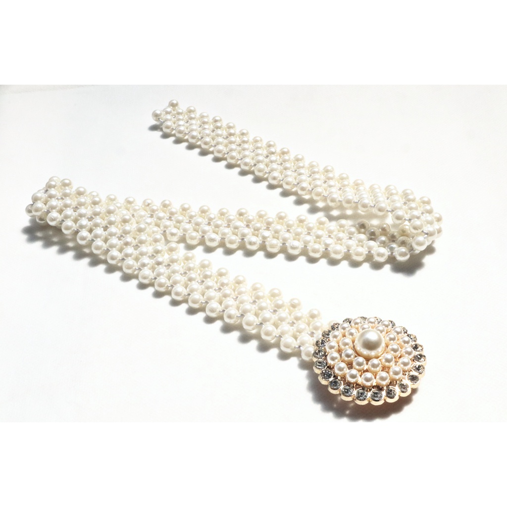 Ikat Pinggang Wanita MUTIARA Korea Fashion Style Women Gesper Cewe Elastis