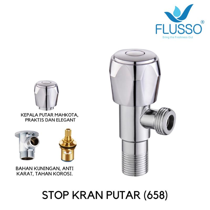 KRAN AIR /STOP KRAN 1/2&quot; TYPE 658 FLUSSO BEST QUALITY PRODUCT