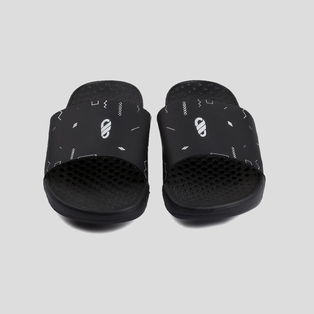 AUDI BLACK |ManNeedMe x FSTP| Sandal Slop Pria - Sendal Slip On Ringan