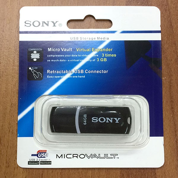 Flashdisk SONY Micro Vault 64Gb plesdis sony