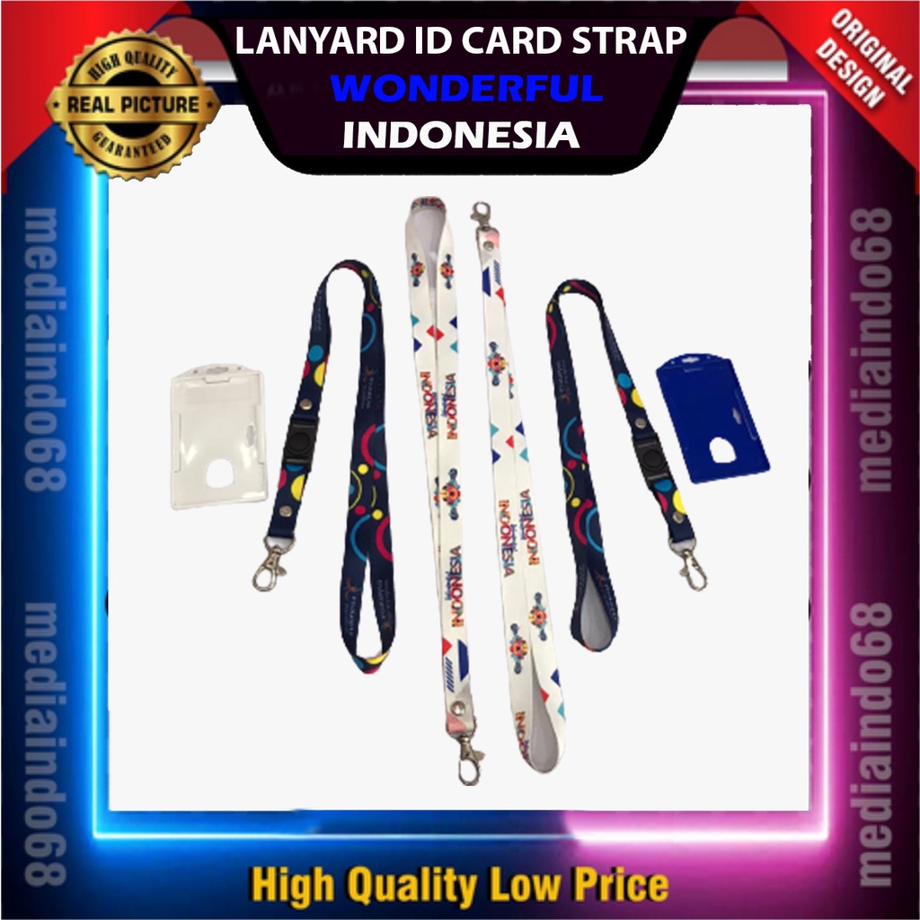 

LANYARD ID CARD STRAP GANTUNGAN HP WONDERFUL INDONESIA