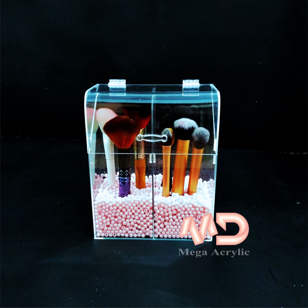 

acrylic tempat brush 2 slot