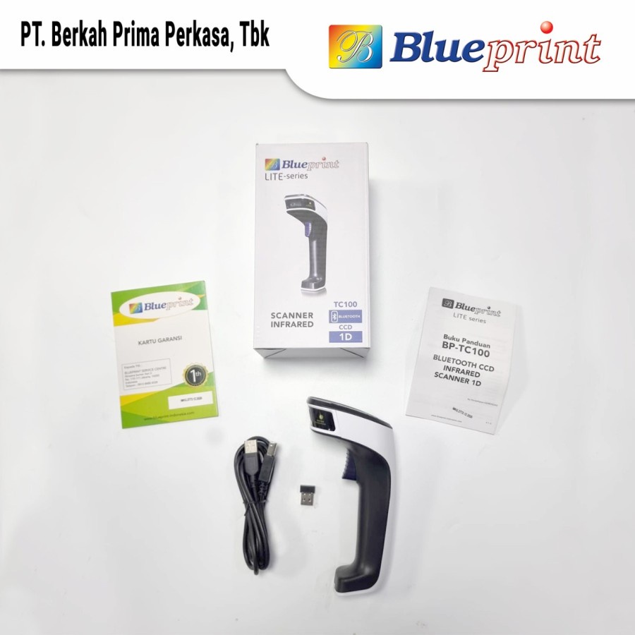 BP-TC100 BARCODE BLUETOOTH INFRARED SCANNER 1D LITE-BLUEPRINT