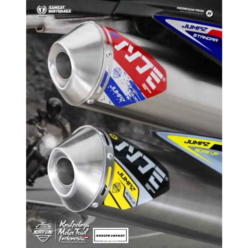 Knalpot Norifumi JUMPZ Series Fullset motor KLX CRF DTRACKER WR155