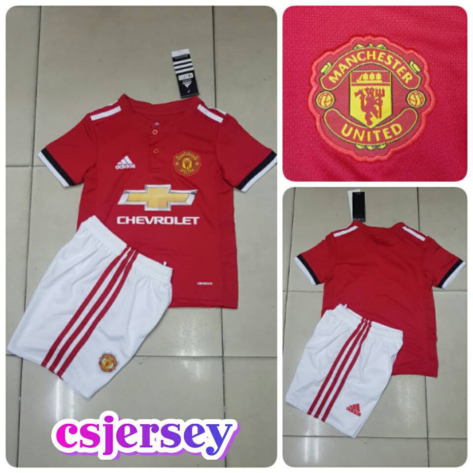 PREMIUM Jersey Manchester United Home Kids 2017 2018 Jersey Anak Terbaru LIMITED