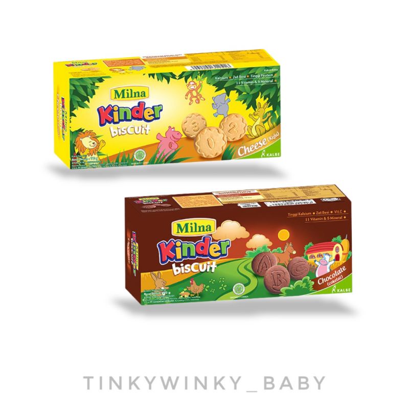 Milna Biskuit Mpasi Toddler Kinder 110gr Coklat / Keju