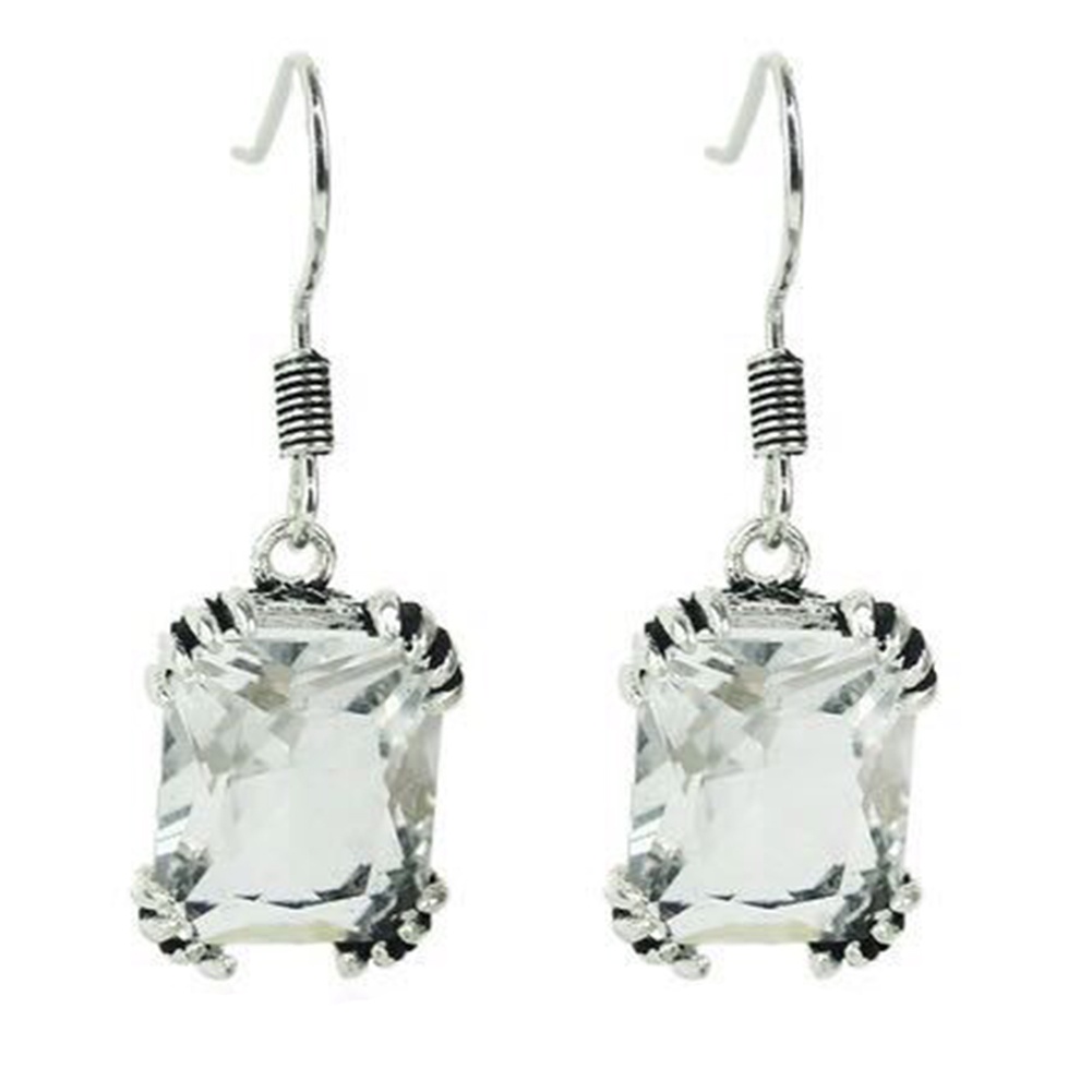 Hu Hu Hu Hu Hu Alat Bantu Pasang Kacamata♡ Anting Kait Gantung Wanita Hias Berlian Imitasi Besar Gaya Elegan Untuk Hadiah