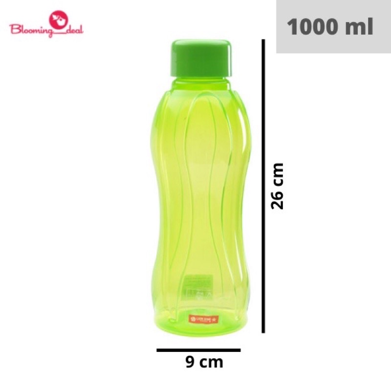 Botol Minum Anak Transparant Bening Plastik Water Bottle 1000 ML