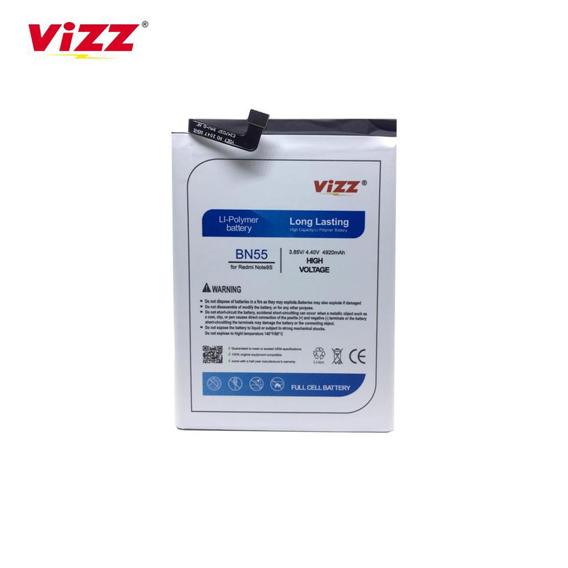 Vizz Double Power Battery Batre Baterai Vizz Xiaomi Redmi Note 9S BN55