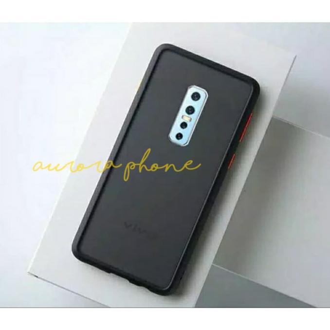 SOFT CASE VIVO V17 PRO MATTE COLORED FROSTED TRANSPARENT CASING V17PRO - HIJAU