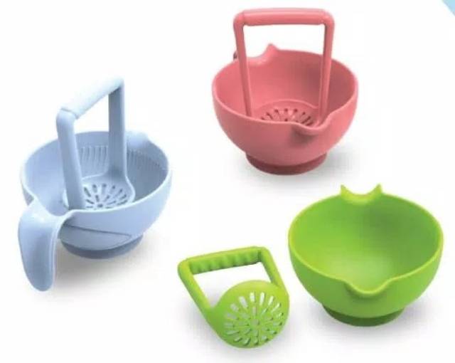 Baby Safe Masher Bowl  mangkok gerus makanan Bayi AP008 BABY SAFE