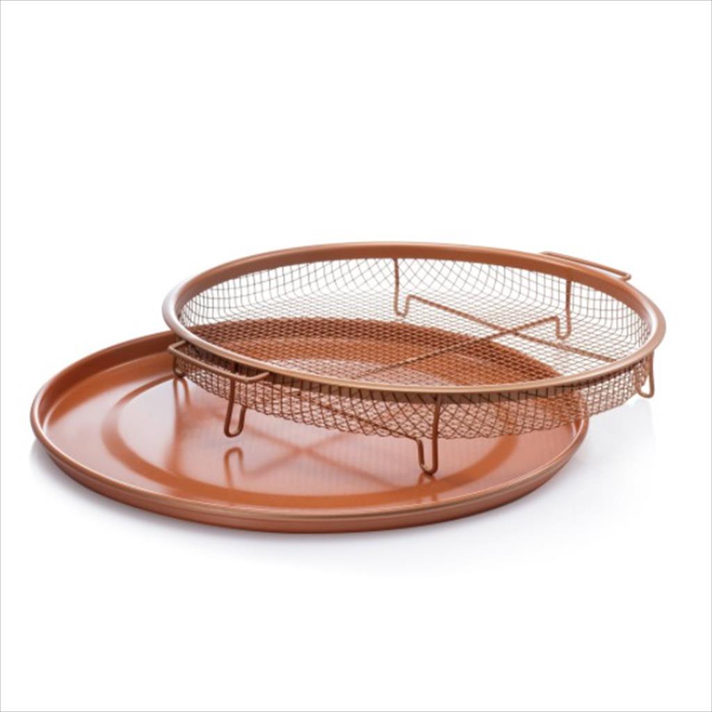 Alat Panggang - Pemanggang Oven Serbaguna / Tempat Peniris Minyak Gorengan Asta Crisper Bulat 28 CM ASCR-02 ASCR 02