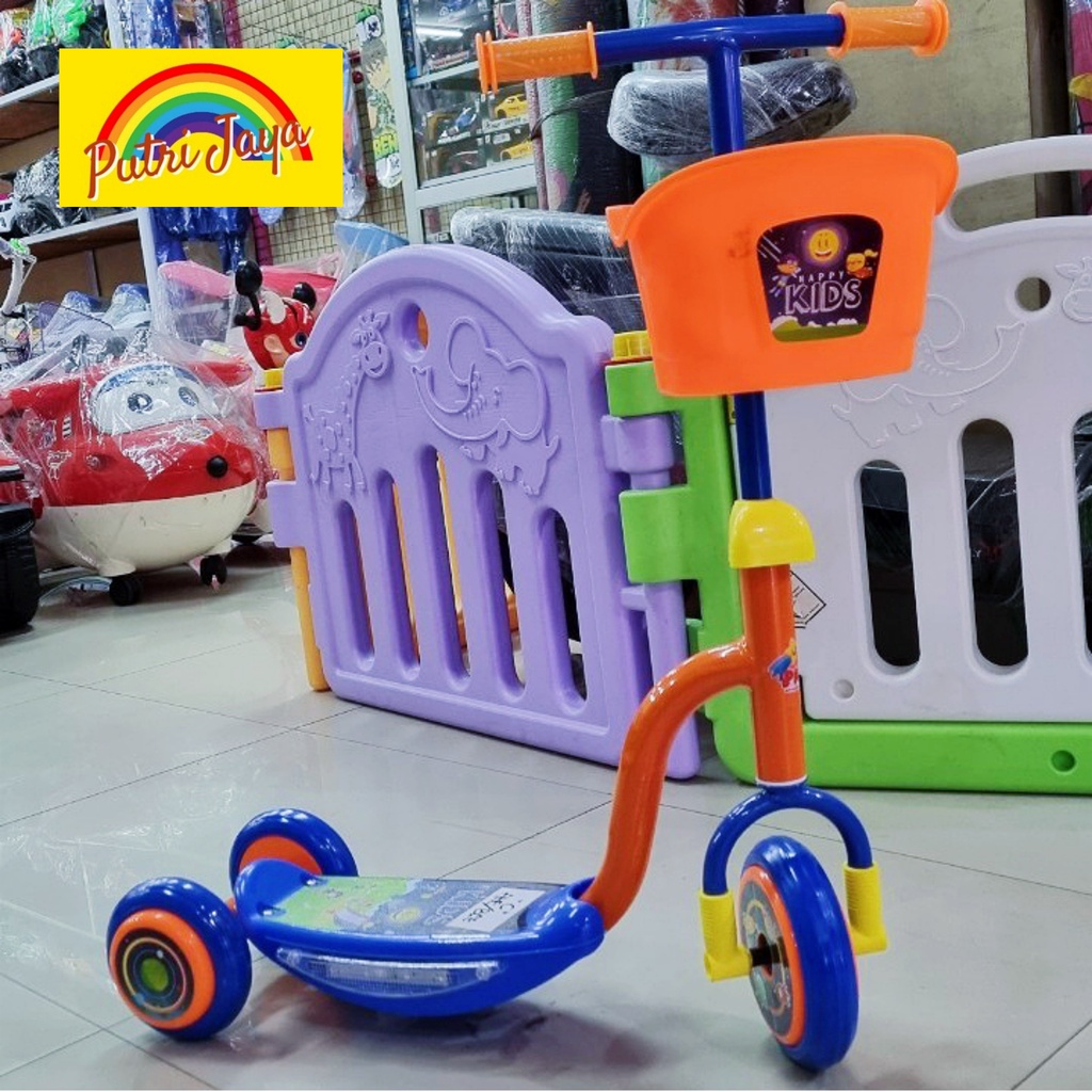 Skuter Roda Tiga Anak PMB S01 Happy Kids