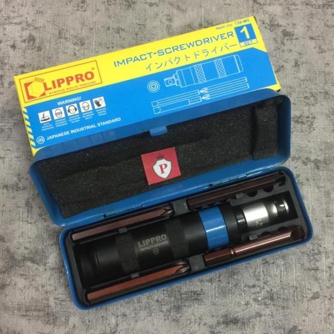 Obeng Ketok Set 11Pcs Lippro (Screwdriver Impact Set (138))