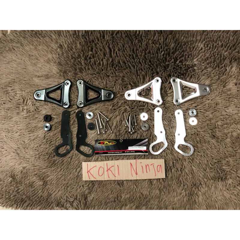 Breket lampu ninja ss bpro racing b pro kuping kupingan cnc
