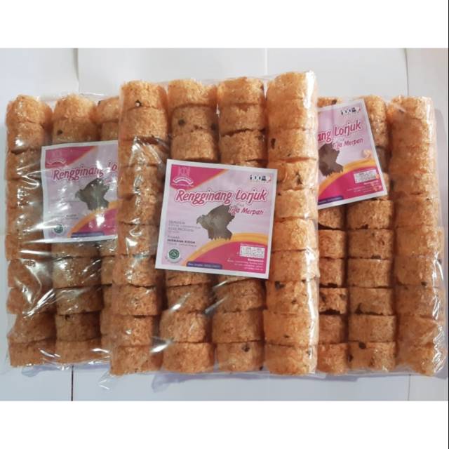 

[Isi 40pcs & Ukuran Besar] Rengginang Lorjuk Super Cap 3 Tiga Merpati Camilan Khas Madura