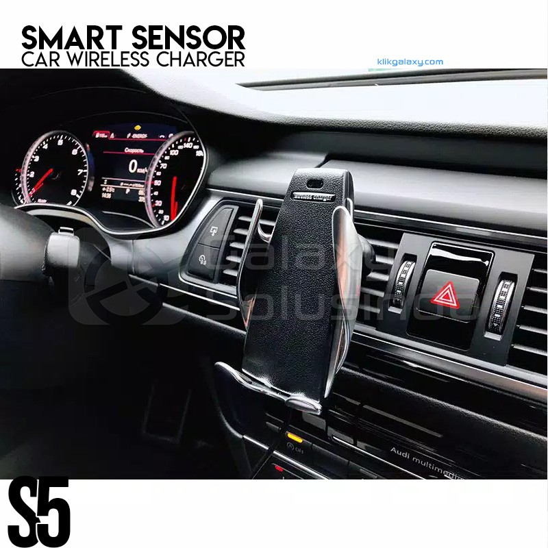 Car Holder Wireless Fast Charging Auto Open Magic Smart Sensor S5