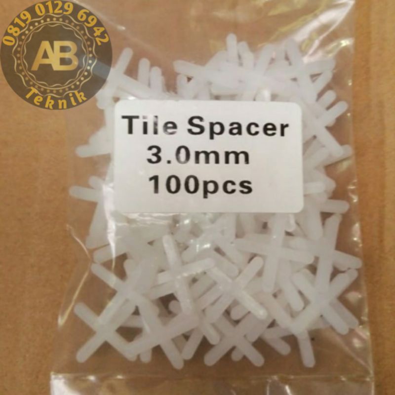 tile spacer keramik 3 Mm 100 pengatur jarak nat pembatas nat Nat granit Pasang keramik