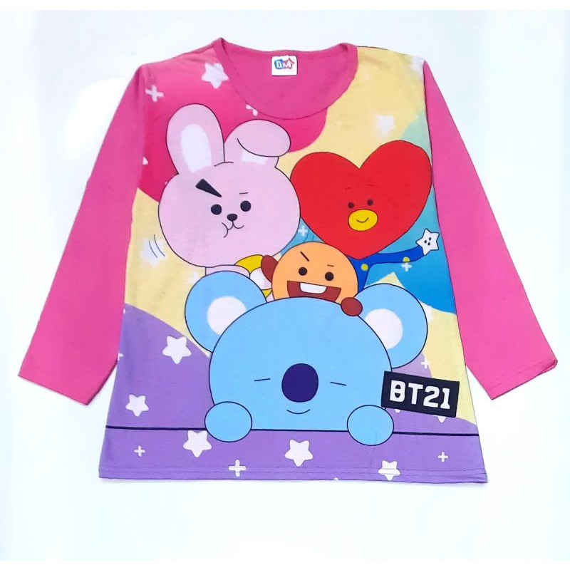 BAJU TIDUR ANAK PEREMPUAN DEDINA PANJANG PP Jumbo Geser