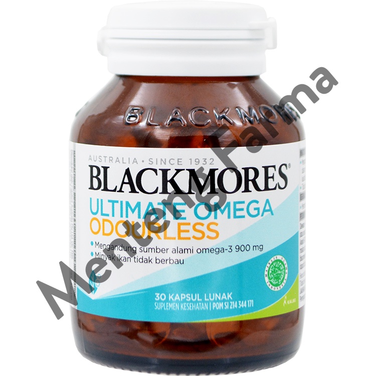 Blackmores Ultimate Omega Odourless 30 Tablet - Sumber Omega 3 Alami Bantu Jaga Kesehatan