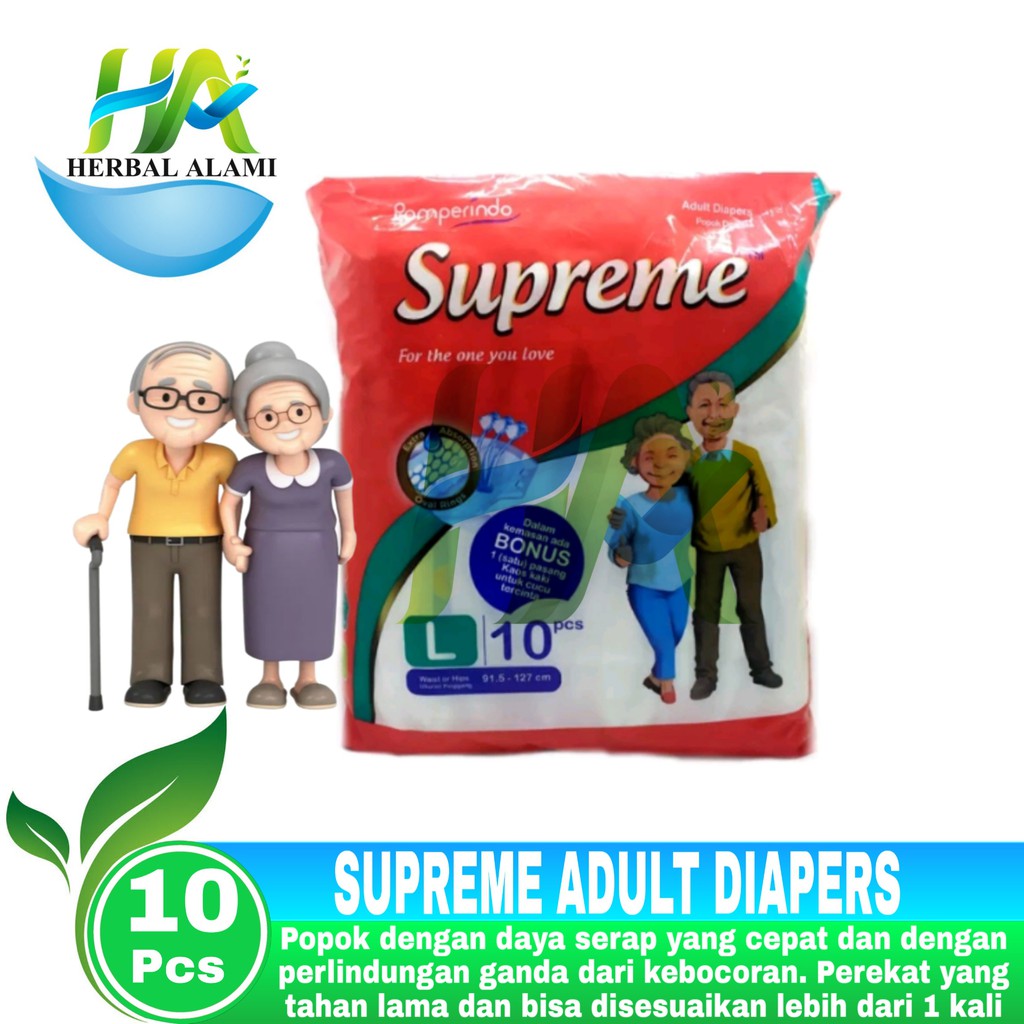 Supreme Adult Diapers Popok Dewasa Perekat