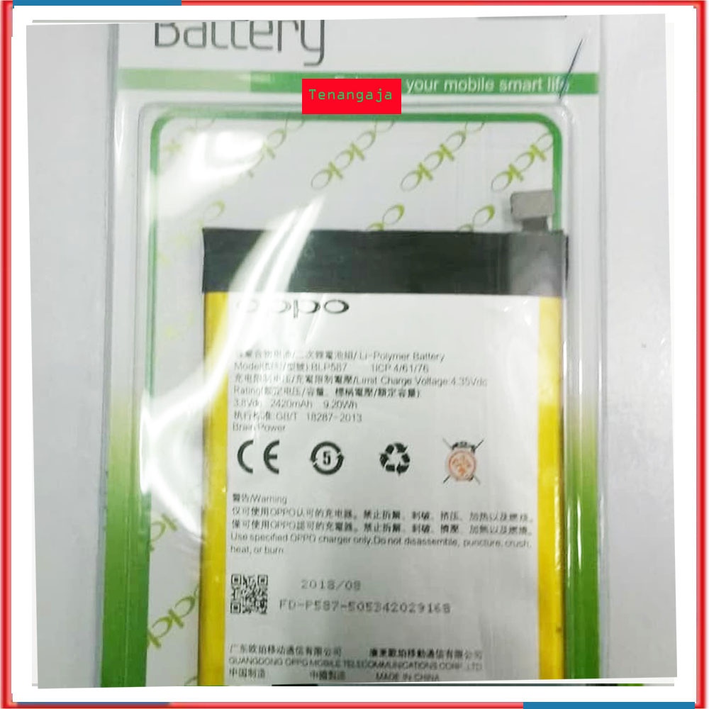 Baterai OPPO R1X  R1C  R8200  R8205 BLP-587 ORIGINAL