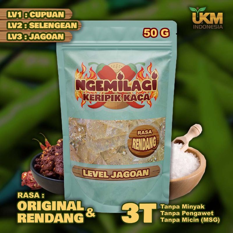 

KERIPIK KACA NGEMILAGI JOMBLO PACK ( Snack / Cemilan / Keripca )