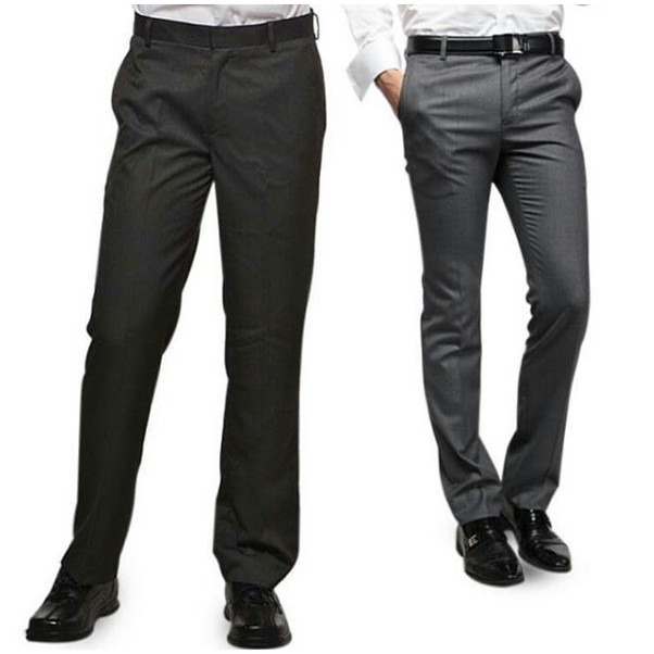 Celana Kantor Panjang Formal Pria Reguler 27 - 44 Hitam Elegan