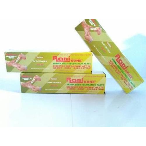 ONSALE (Murah) Henna / Inai / Pacar Rani Kone Besar 1 Pcs DS WELCOME