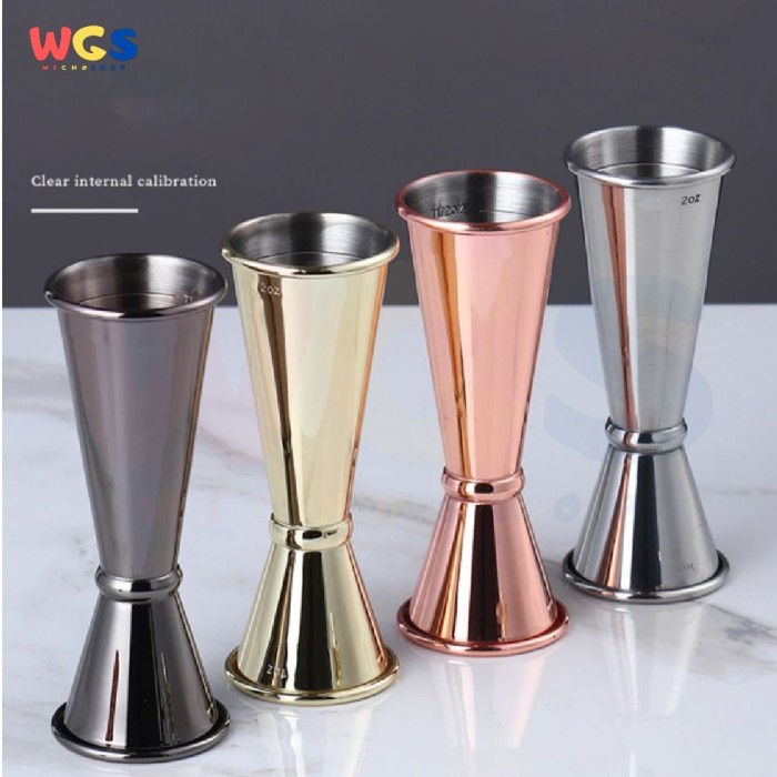 Cocktail Bar Jigger Stainless Steel Measuring Cup Bartender