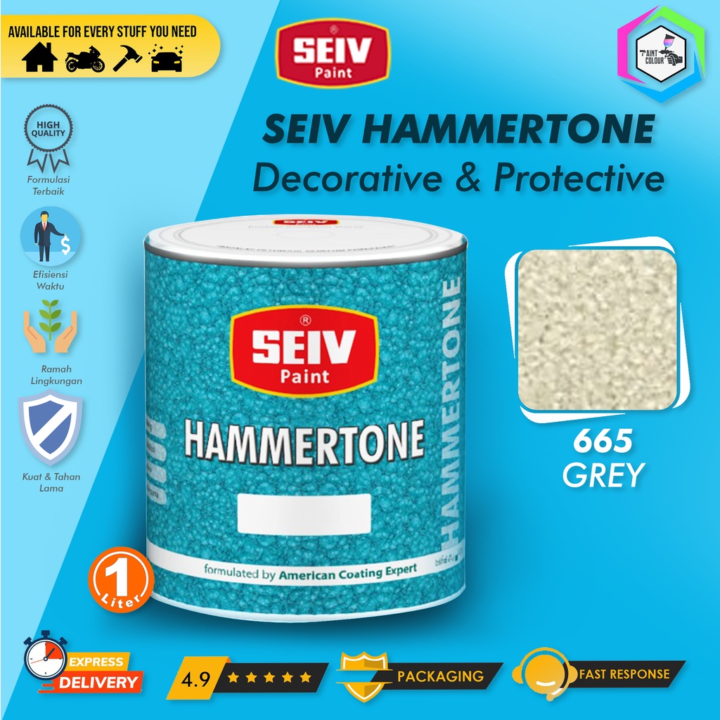 SEIV HAMMERTONE Cat Dekoratif Duco Tahan Panas - 665 Grey