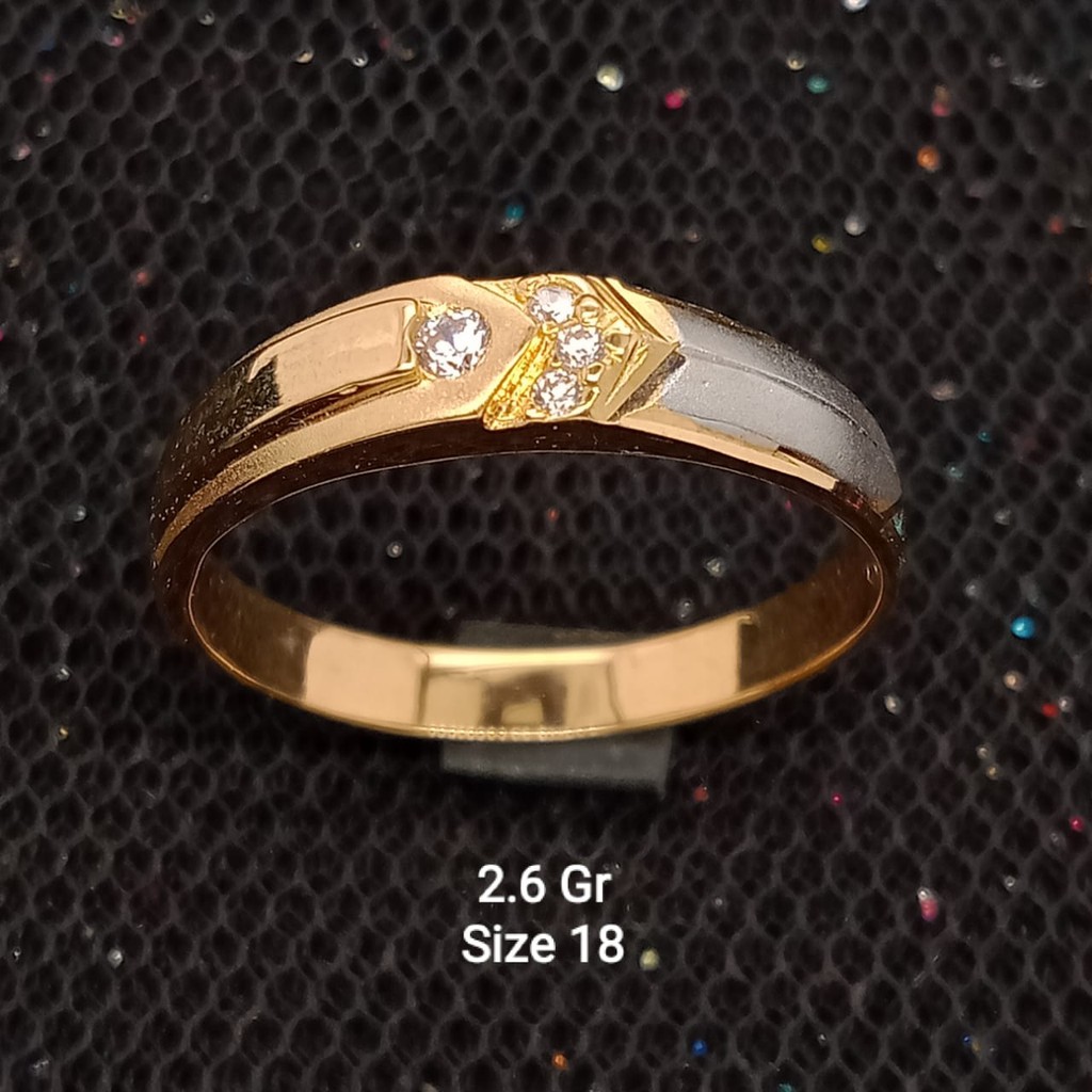 Cincin Emas 17K - 2.6 Gr Kadar 750 - 1794