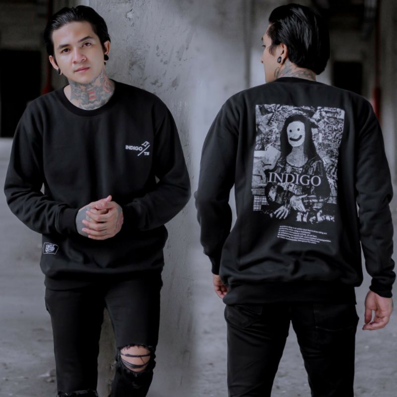 KMO Crewneck Crewnek Pria Wanita Cotton Premium