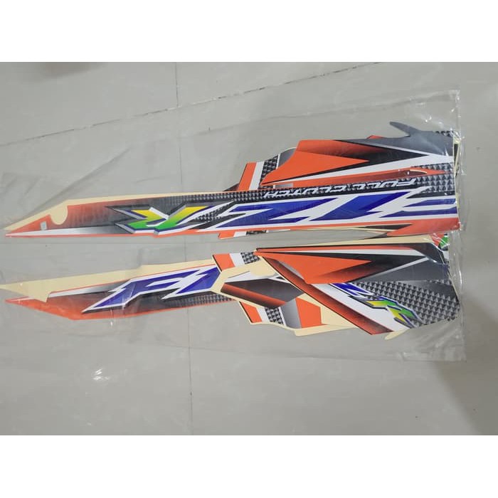 Stiker Bodi &amp; Lis Body &amp; Striping Fizr 2002 Oren